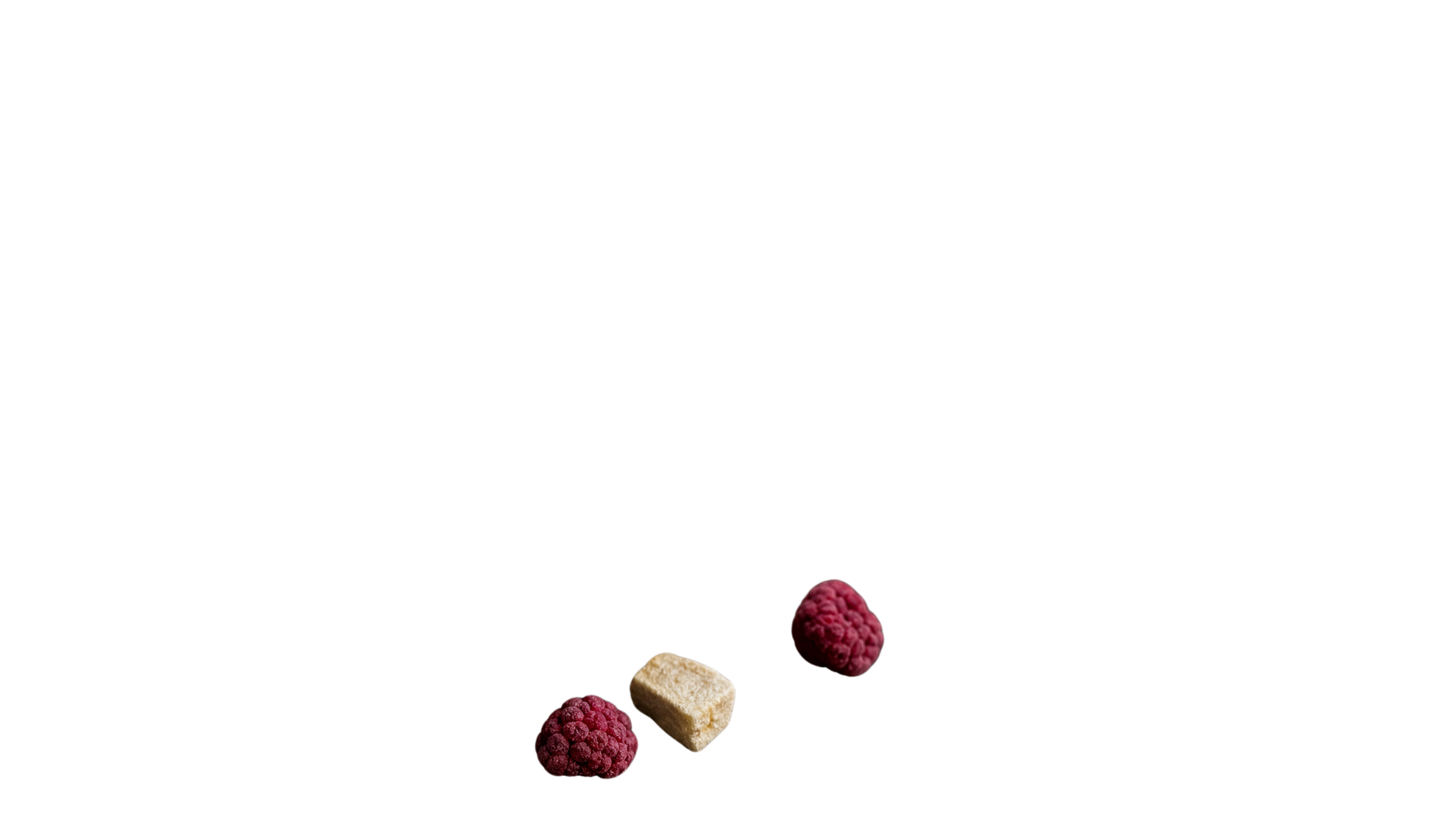 Bowl of fresh and freeze-dried fruits