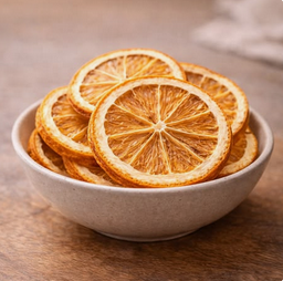 Freeze-dried orange slices