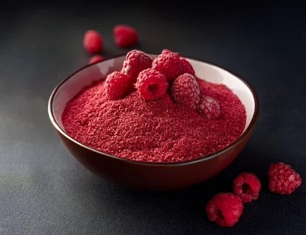 Freeze-dried raspberries